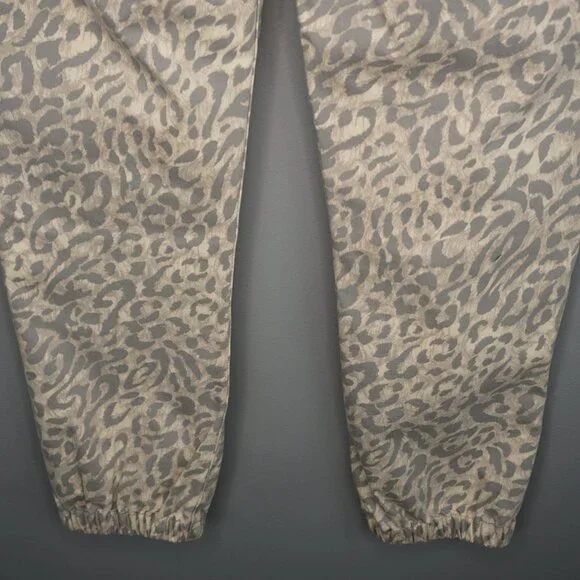 New Paige Mayslie Jogger Pants in Tortoise Shell Cheetah size 29
